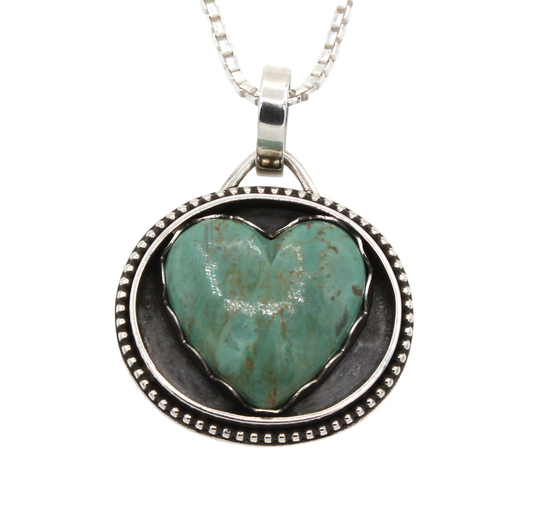 Shadowbox Heart Pendant-Jewelry-Michelle Tapia-Sorrel Sky Gallery