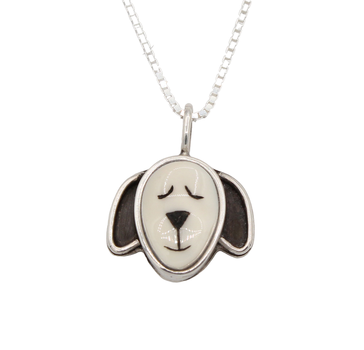 Sleeping Dog Pendant-Jewelry-Michelle Tapia-Sorrel Sky Gallery