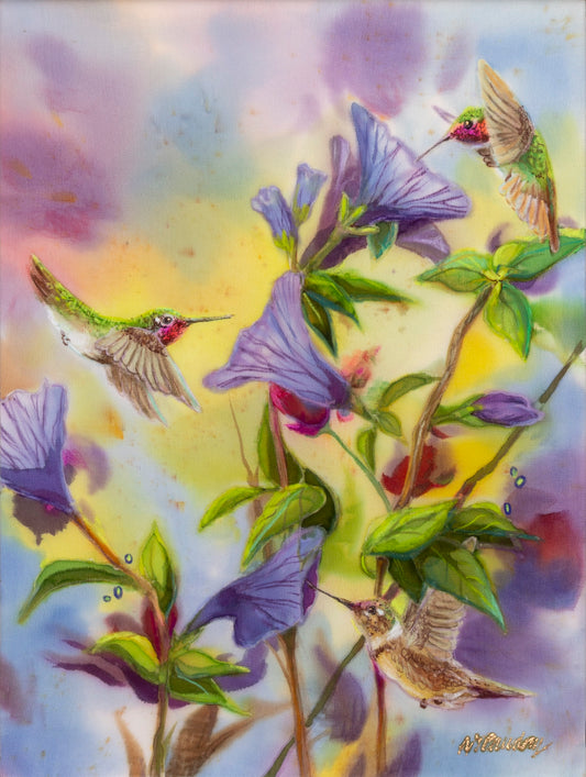 Violet Haze-Painting-Nancy Dunlop Cawdrey-Sorrel Sky Gallery