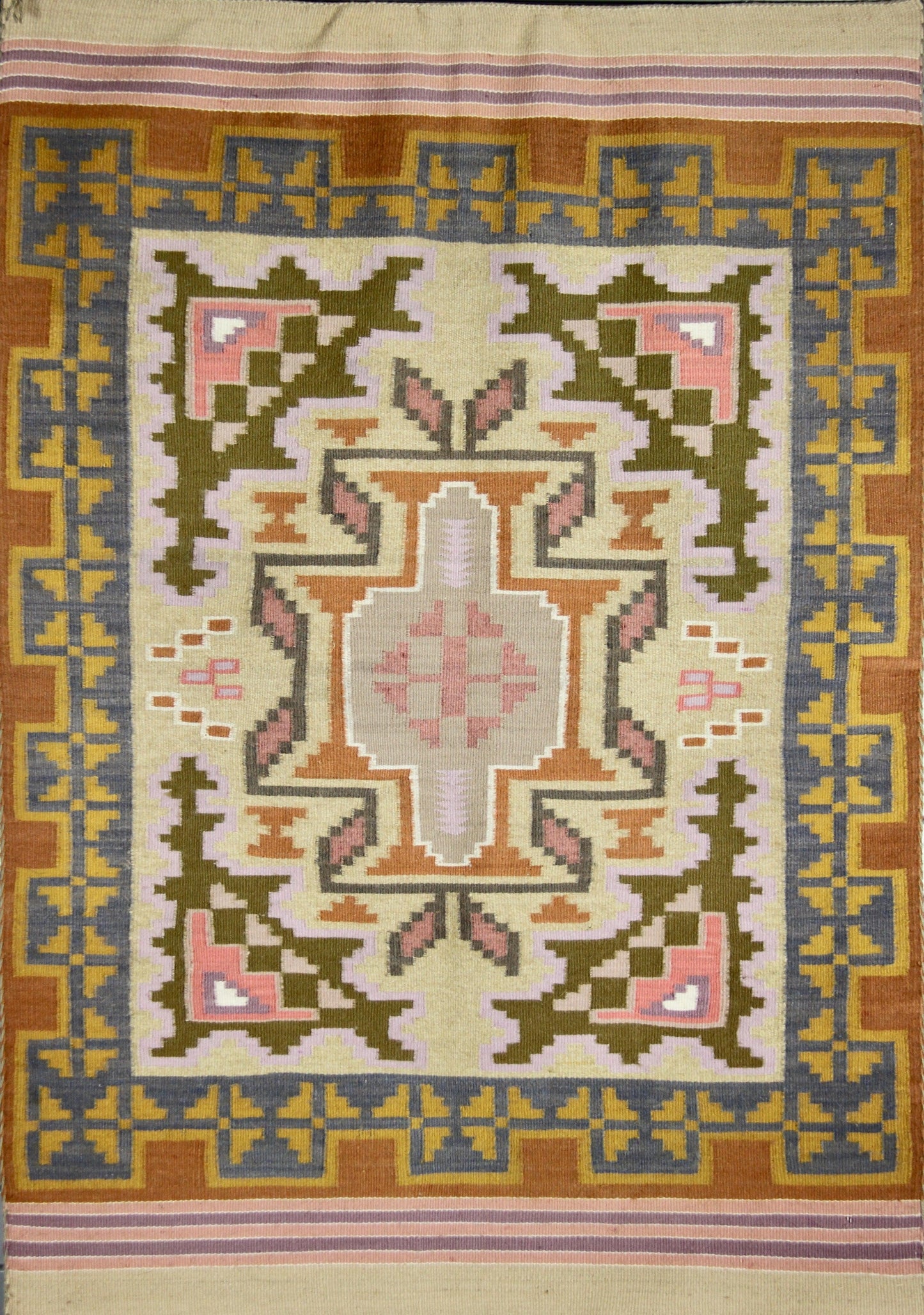 31" x 44" Burntwater-Weaving-Navajo Weaving-Sorrel Sky Gallery