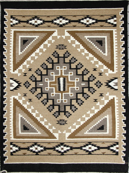 Burnham Style Weaving - Marie Begay-Weaving-Navajo Weaving-Sorrel Sky Gallery