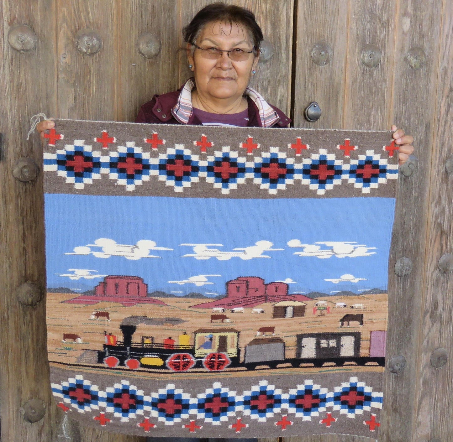 PICTORIAL-Weaving-Navajo Weaving-Sorrel Sky Gallery