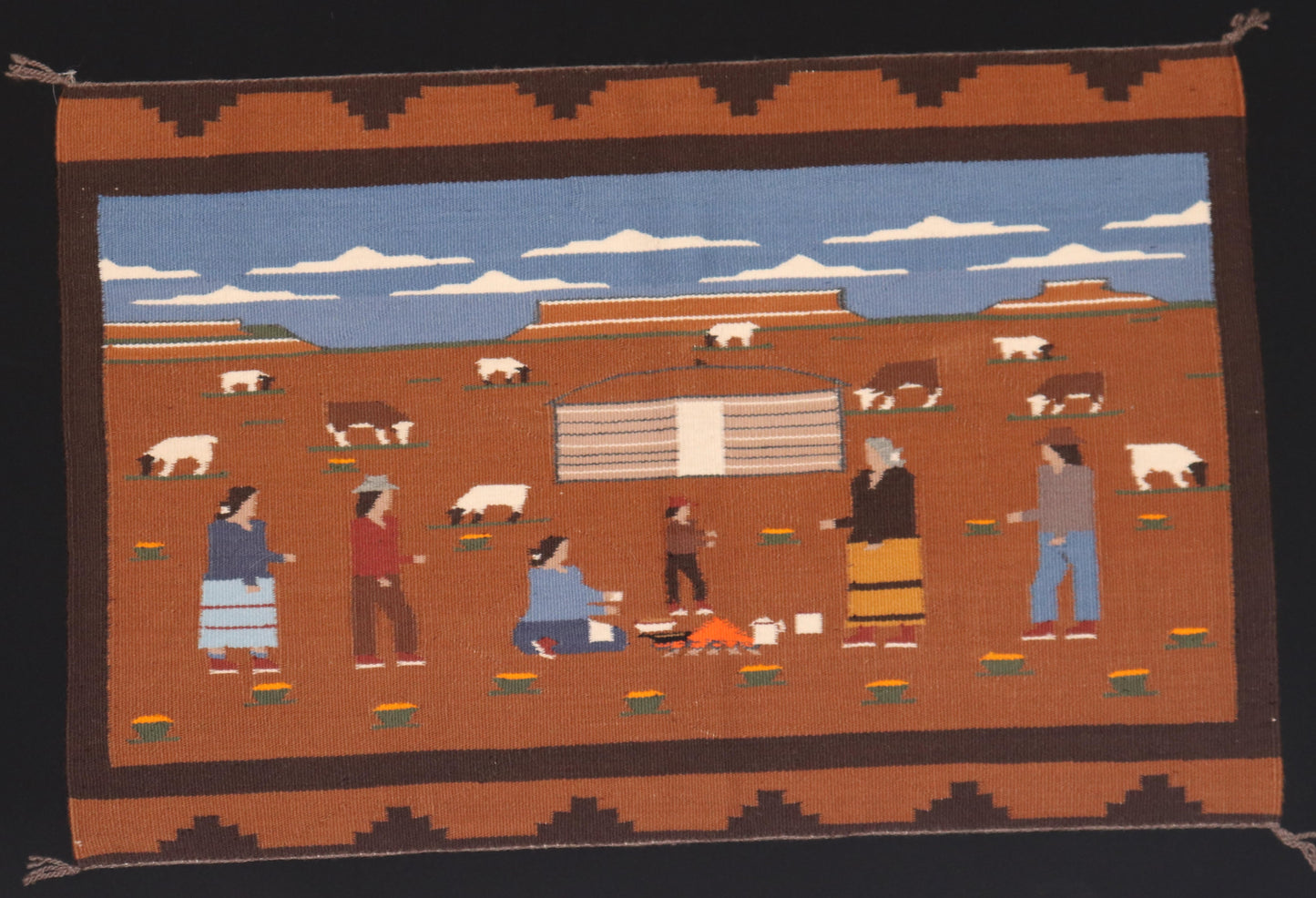 PICTORIAL Navajo Weaving-Weaving-Navajo Weaving-Sorrel Sky Gallery