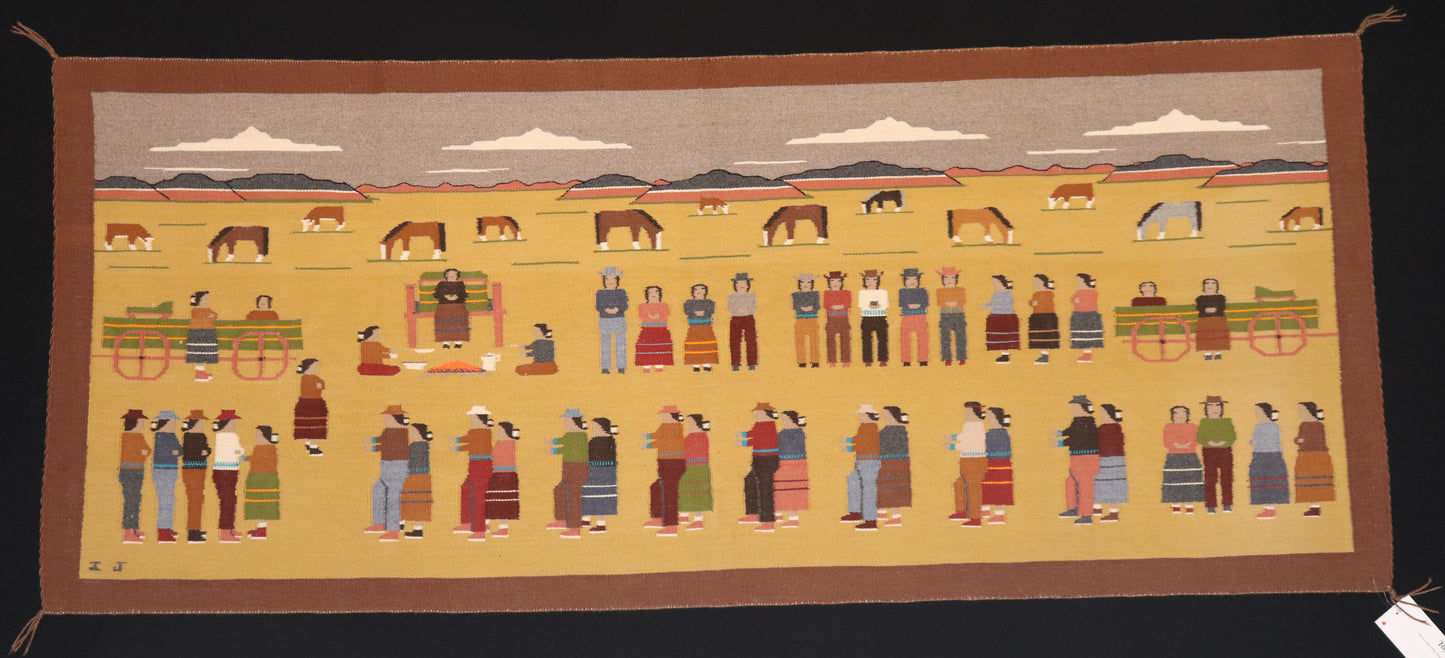 SQUAW DANCE-Weaving-Navajo Weaving-Sorrel Sky Gallery