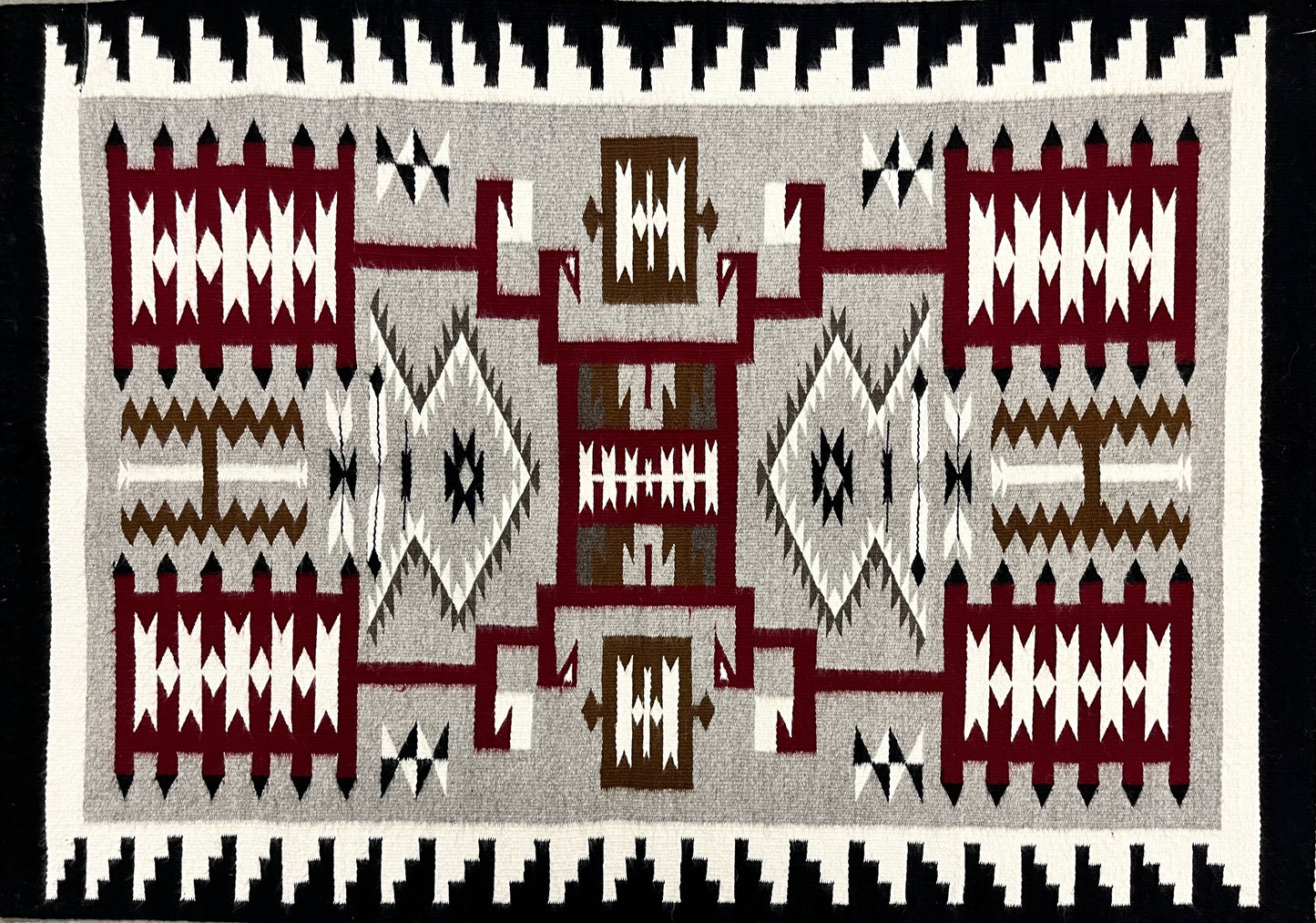 Storm. 52" x 37"-Weaving-Navajo Weaving-Sorrel Sky Gallery