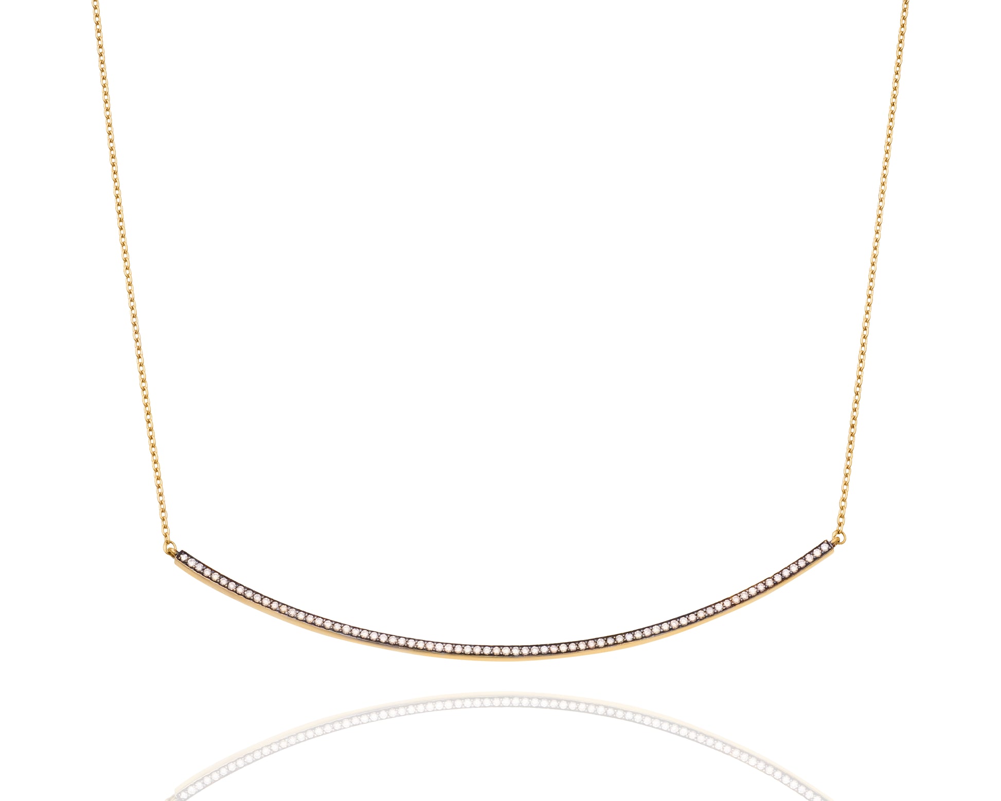 Diamond Arc Necklace-Jewelry-Nayla Shami-Sorrel Sky Gallery