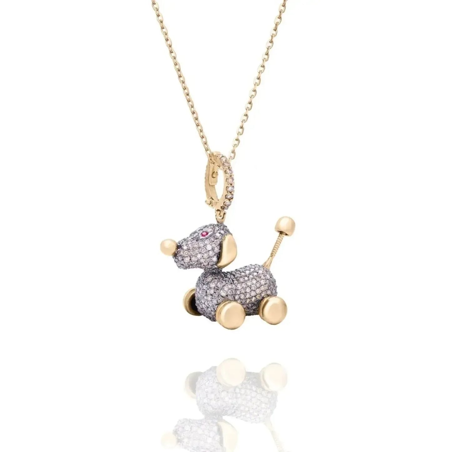 Pepper the Doggy Pendant-Jewelry-Nayla Shami-Sorrel Sky Gallery