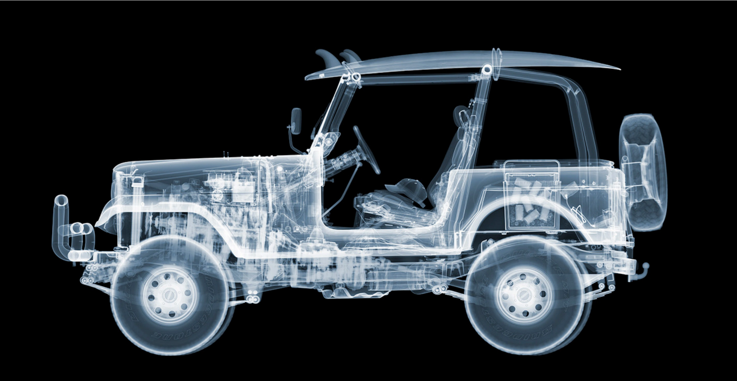 CJ7 Jeep Surfer-Photographic Print-Nick Veasey-Sorrel Sky Gallery