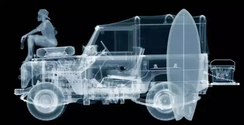 Land Rover - After Surf-Photographic Print-Nick Veasey-Sorrel Sky Gallery