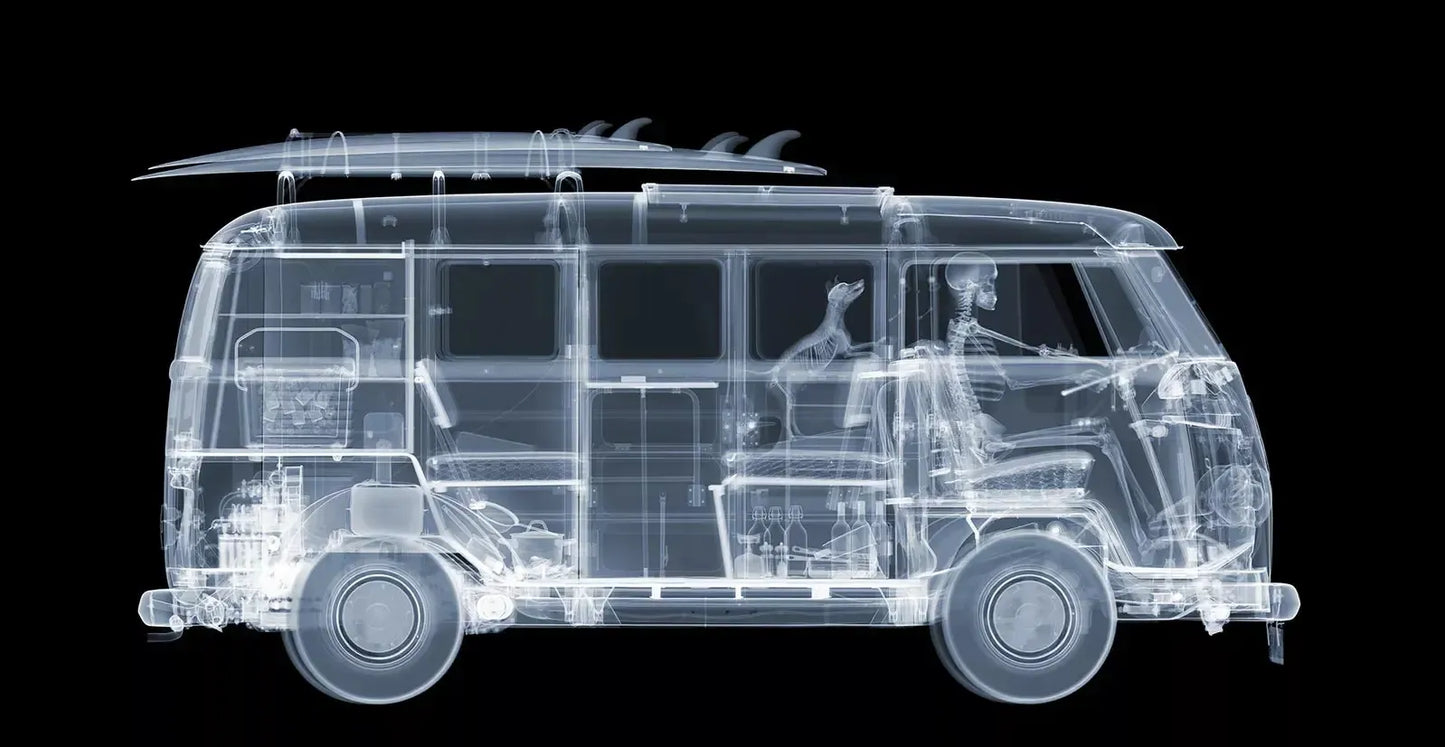 VW Camper On the Road-Photographic Print-Nick Veasey-Sorrel Sky Gallery