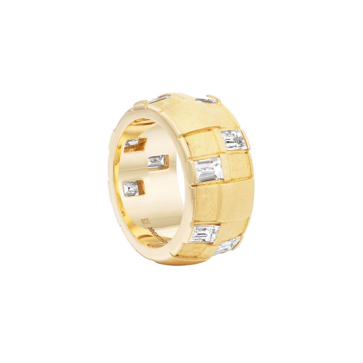 Basketweave Ring (Diamonds)