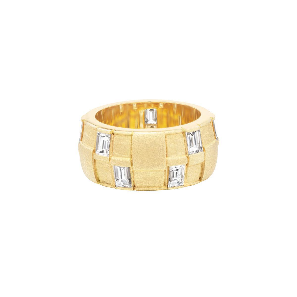 Basketweave Ring (Diamonds)