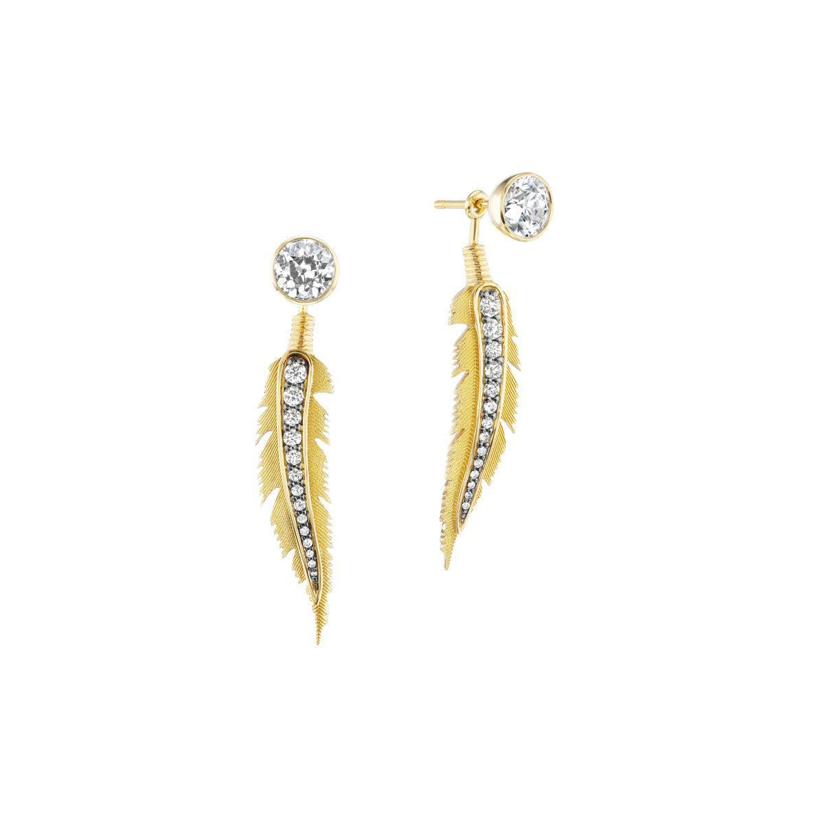 Feather Earrings (Large)