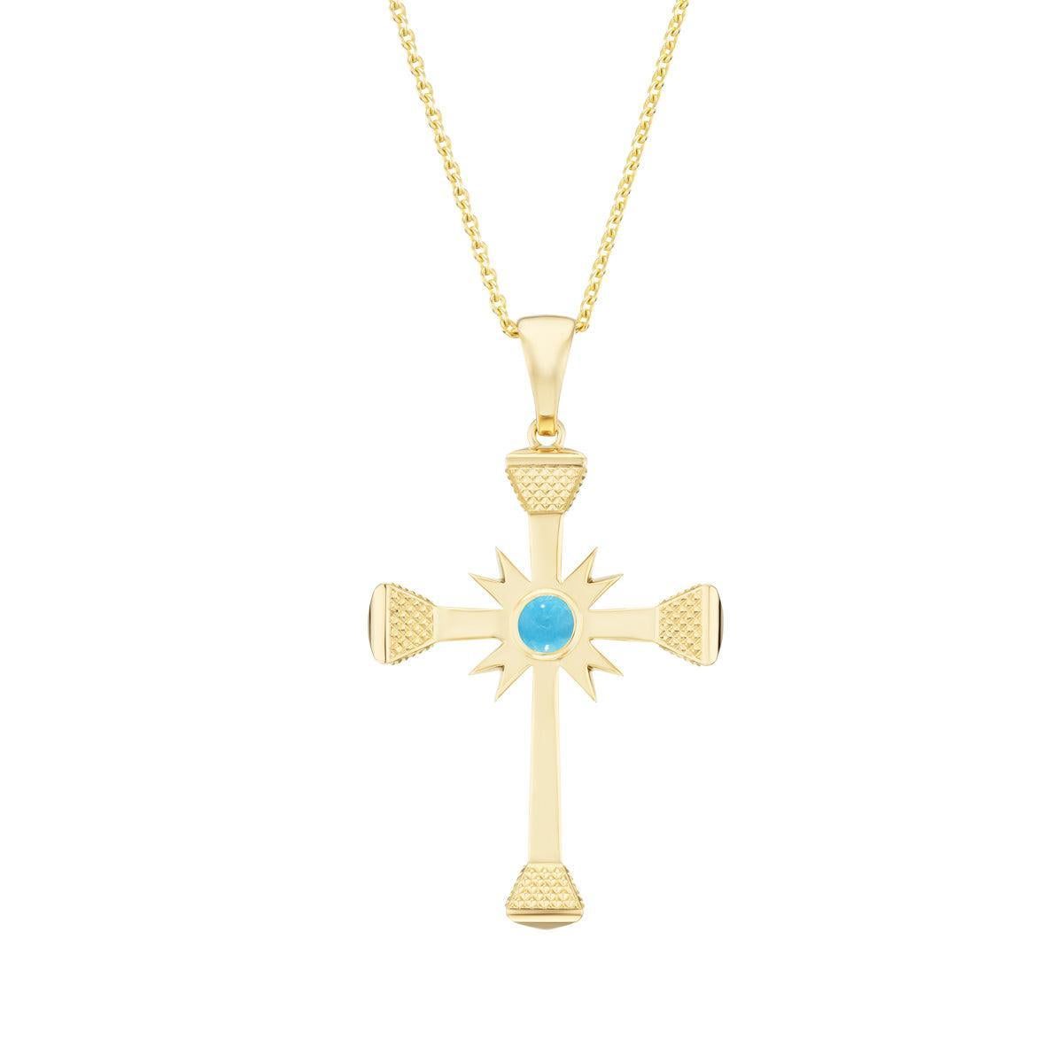 Horseshoe Nail Cross-Jewelry-Nighthorse-Sorrel Sky Gallery