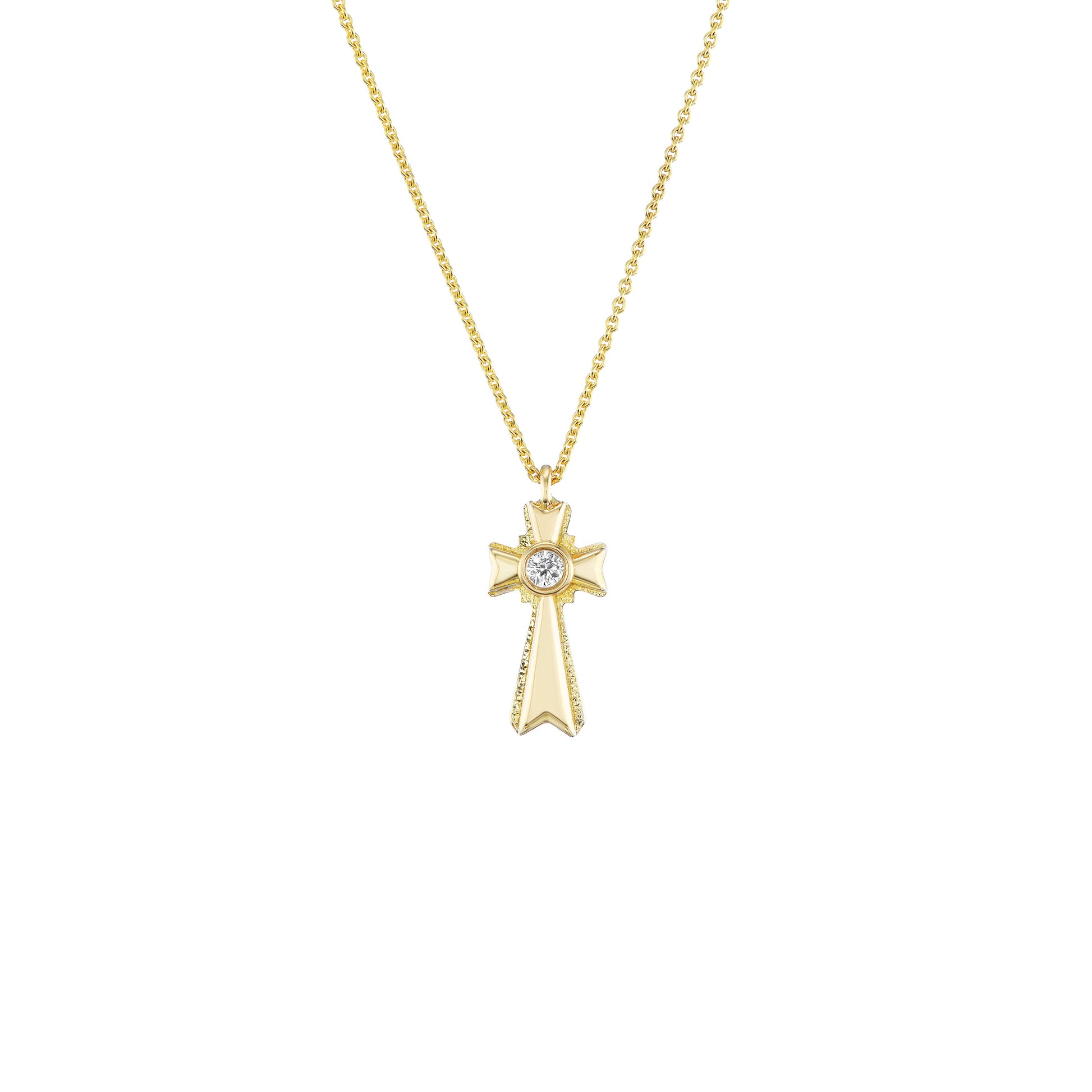 Mini Cross Necklace-Jewelry-Nighthorse-Sorrel Sky Gallery