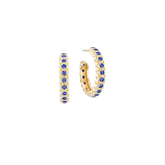 Morning Drop Hoops - Colored Stones-Jewelry-Nighthorse-Sorrel Sky Gallery