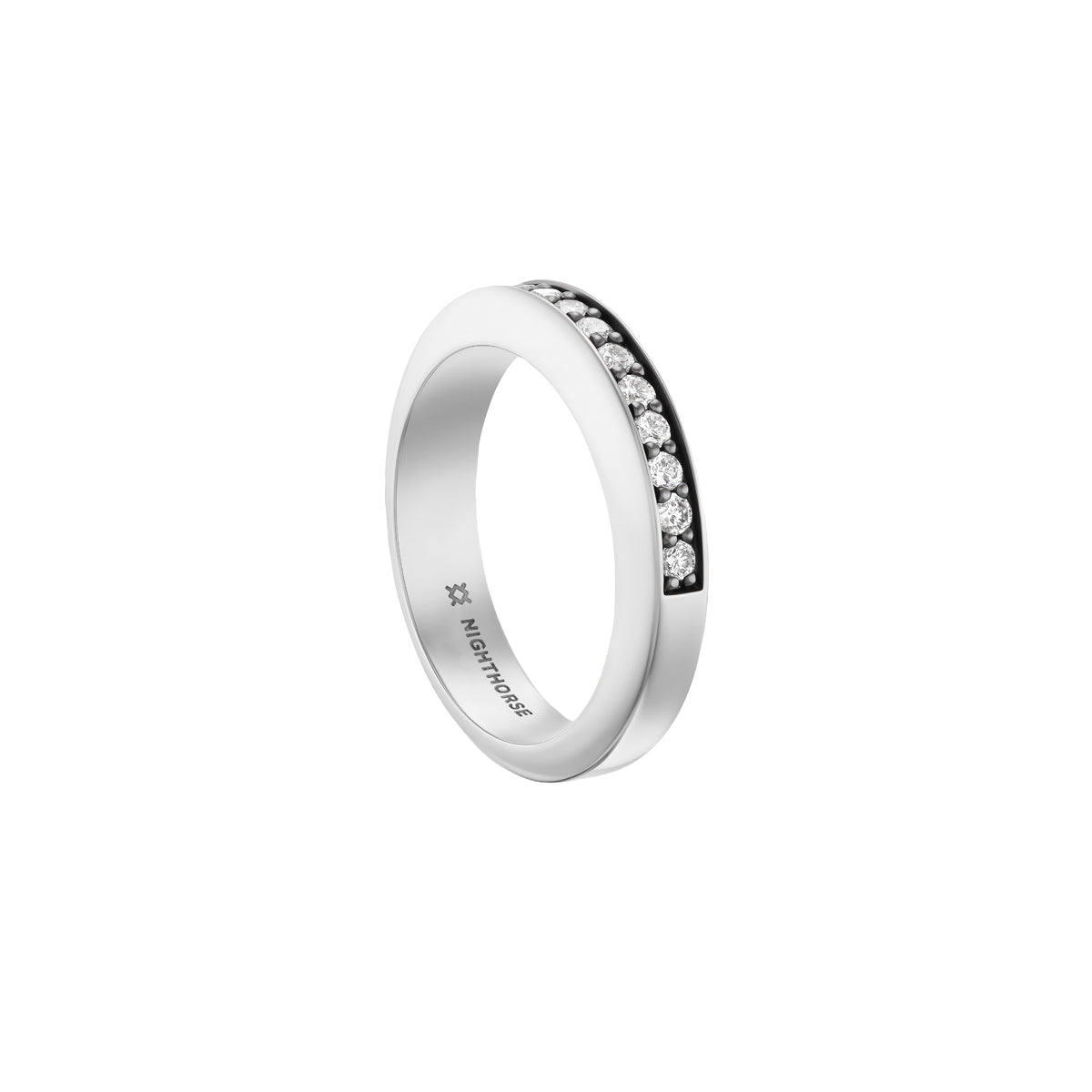 Slimline Ring (Diamonds)-Jewelry-Nighthorse-Sorrel Sky Gallery