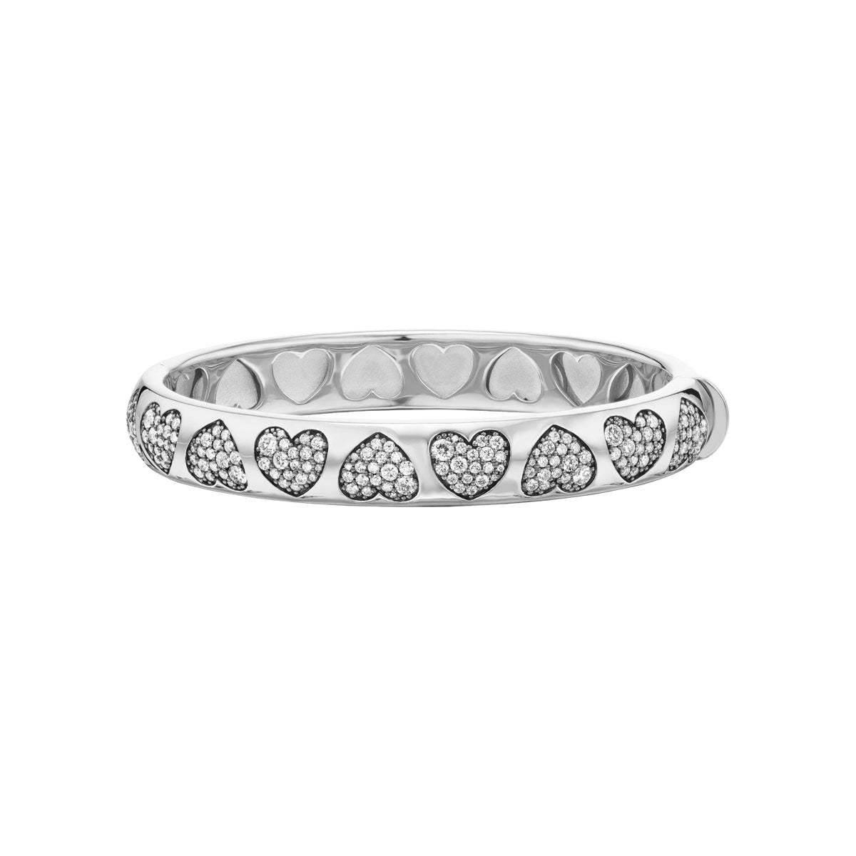 Heart Bracelet (Diamonds)-jewelry-Nighthorse-Sorrel Sky Gallery