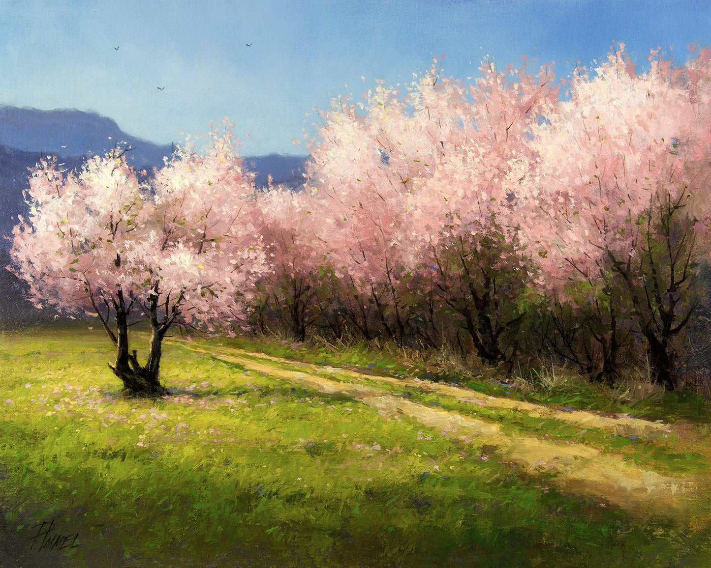 April Tapestry-Painting-Peggy Immel-Sorrel Sky Gallery
