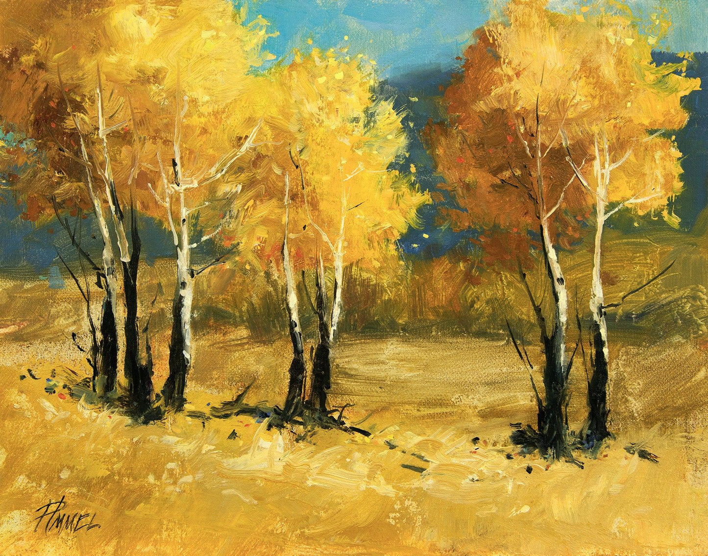 Aspen Parade-Painting-Peggy Immel-Sorrel Sky Gallery