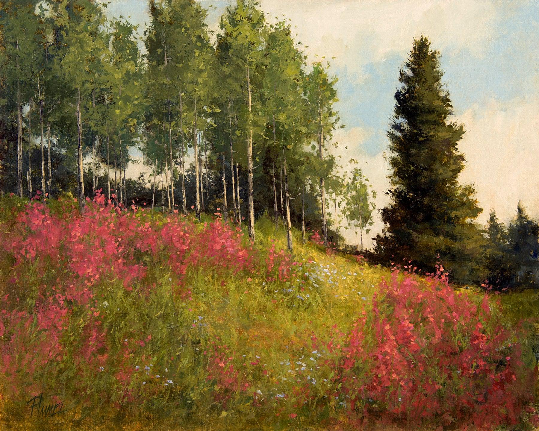 Dazzled by Scarlet Gilla-Painting-Peggy Immel-Sorrel Sky Gallery