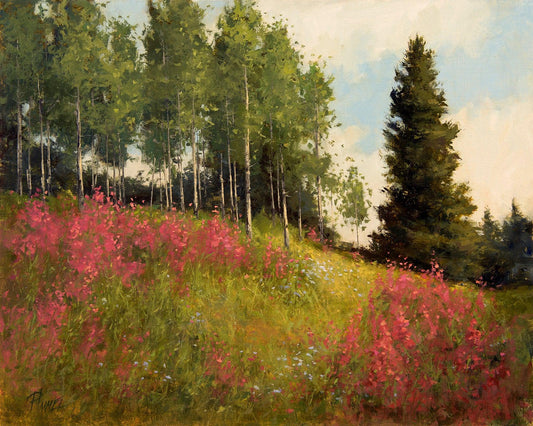 Dazzled by Scarlet Gilla-Painting-Peggy Immel-Sorrel Sky Gallery