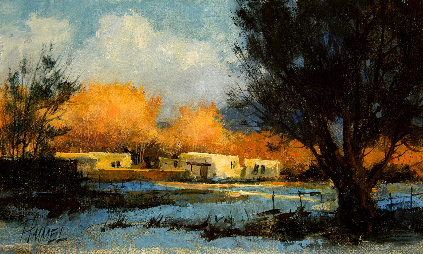 Dazzling December-Painting-Peggy Immel-Sorrel Sky Gallery