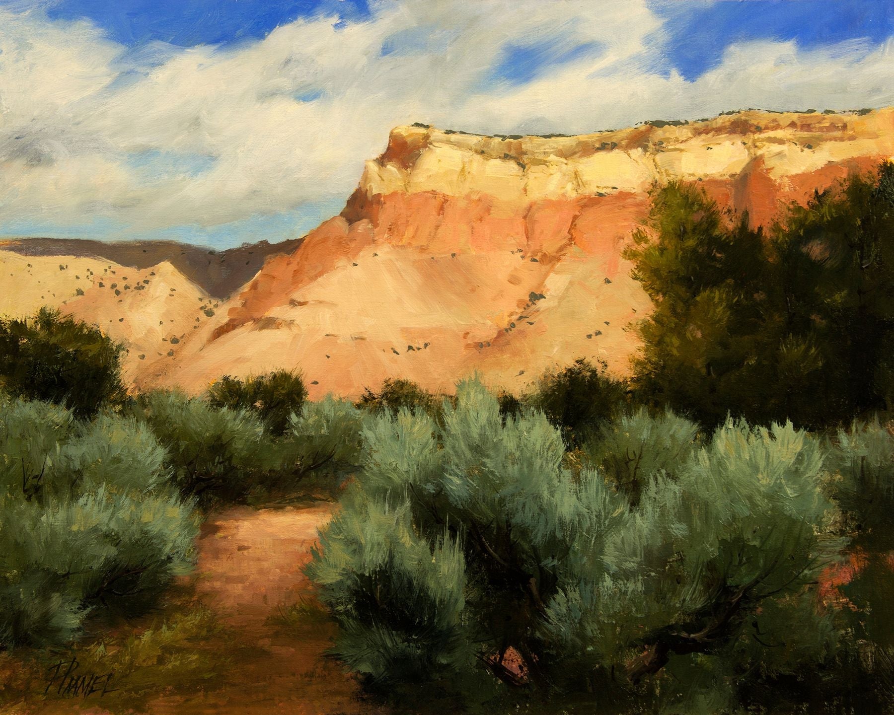 Ghost Ranch Memories-Painting-Peggy Immel-Sorrel Sky Gallery
