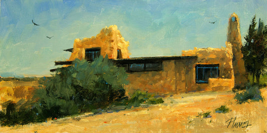 High Noon at Lookout Studio-Painting-Peggy Immel-Sorrel Sky Gallery