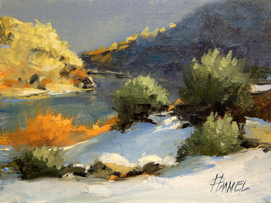 Rio Grande Blues-Painting-Peggy Immel-Sorrel Sky Gallery