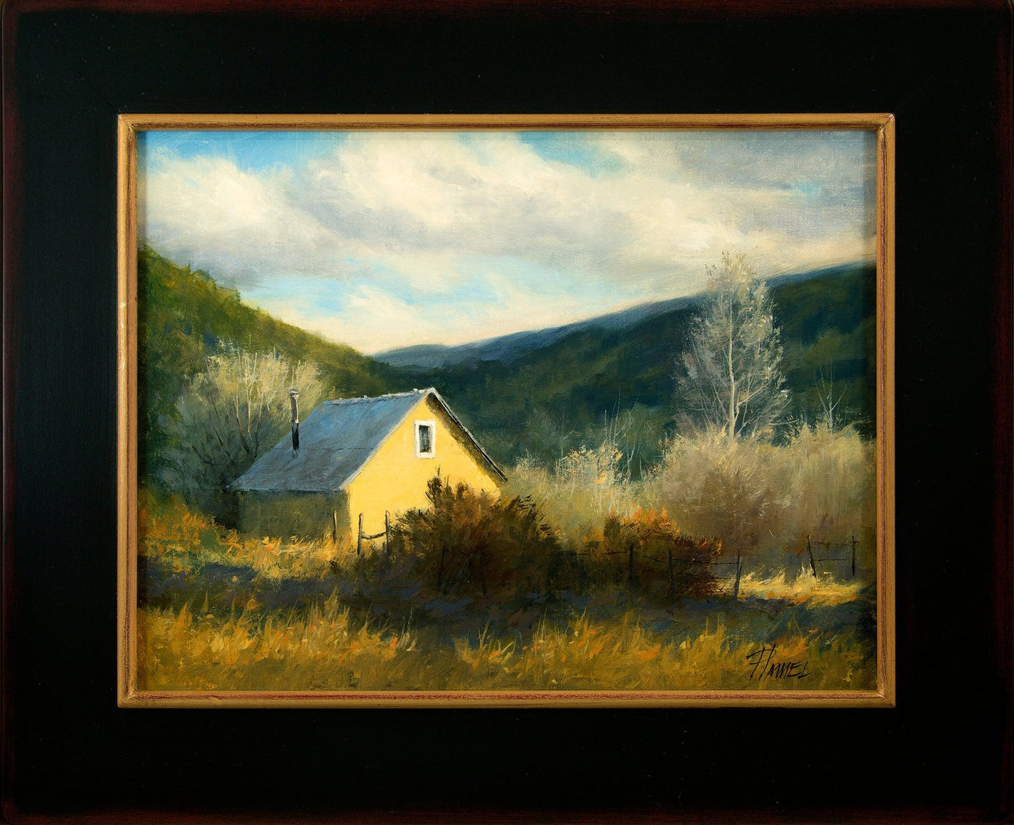 That Yellow House, High Road-Painting-Peggy Immel-Sorrel Sky Gallery