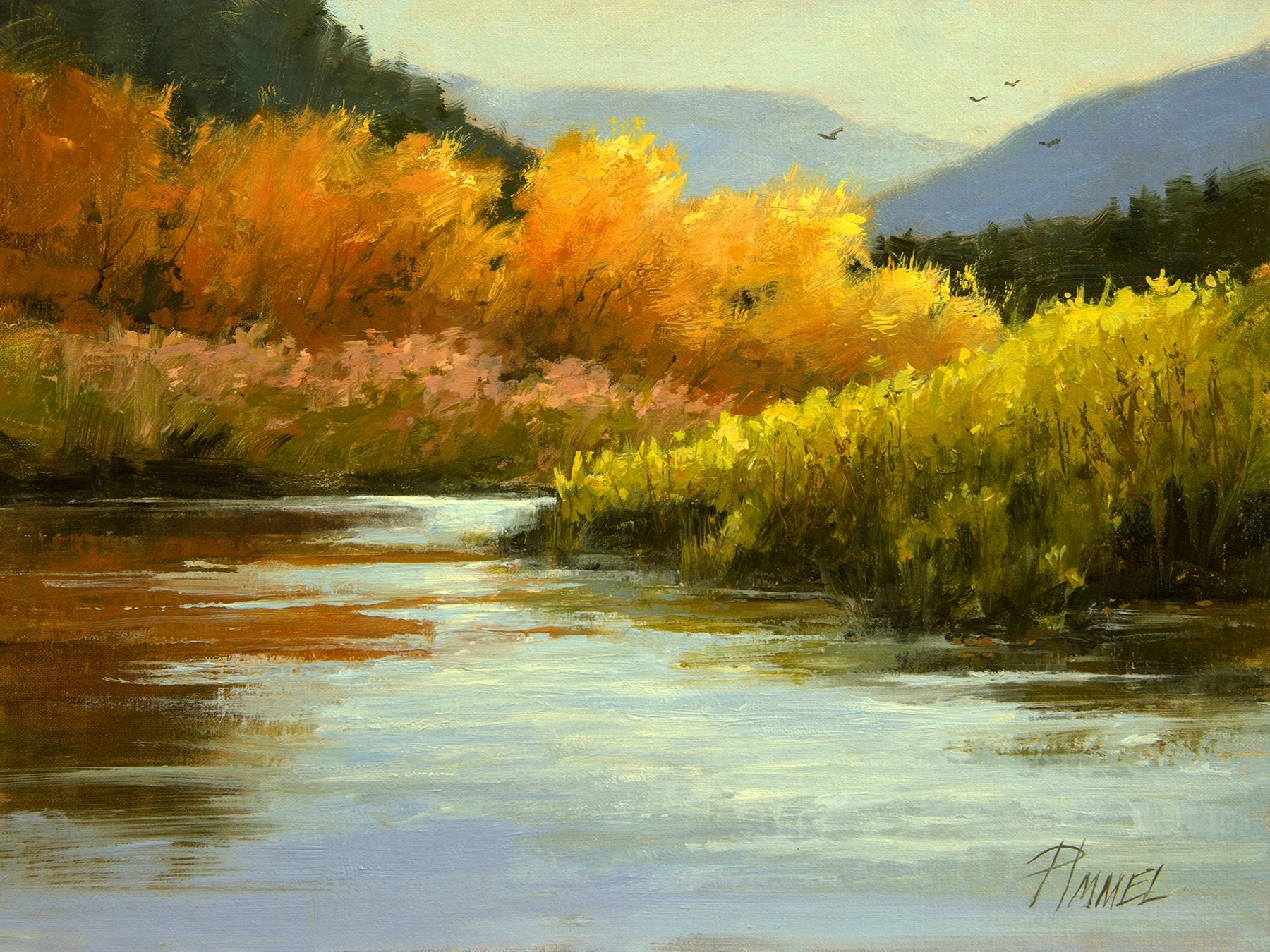 Up Near Cimarron-Painting-Peggy Immel-Sorrel Sky Gallery