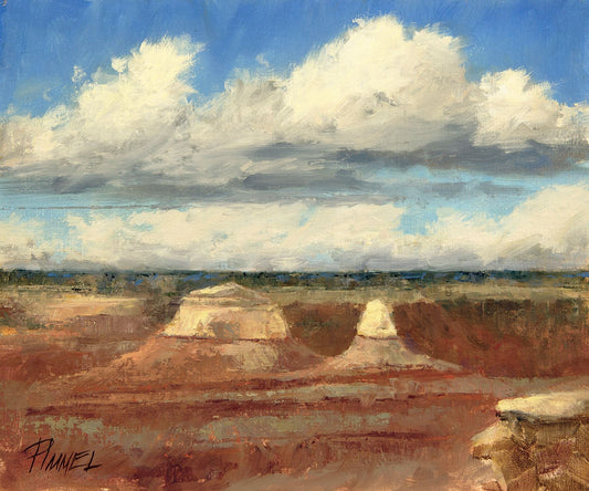 Waiting for Raindrops-Painting-Peggy Immel-Sorrel Sky Gallery
