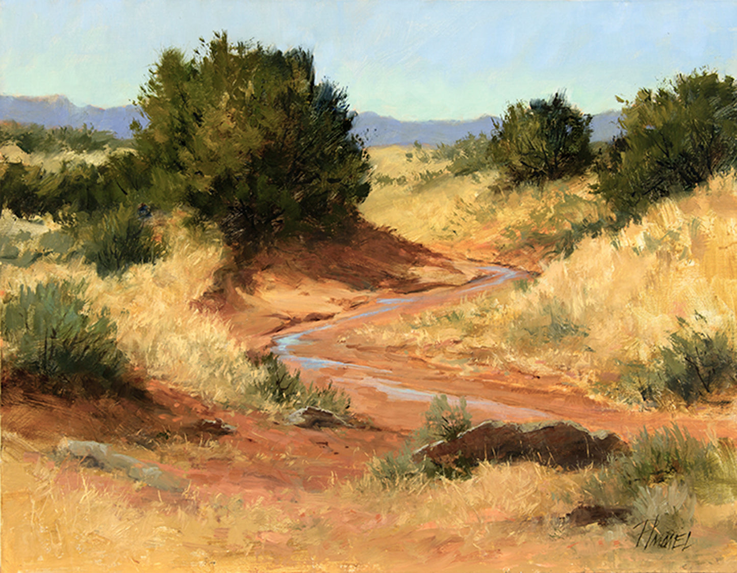 Zigzag, Ghost Ranch-Painting-Peggy Immel-Sorrel Sky Gallery