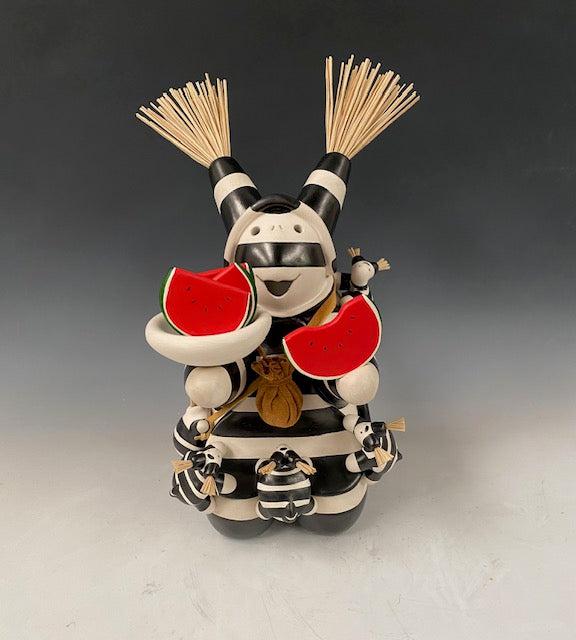 Large Koshare Storyteller-Sculpture-Randy Chitto-Sorrel Sky Gallery