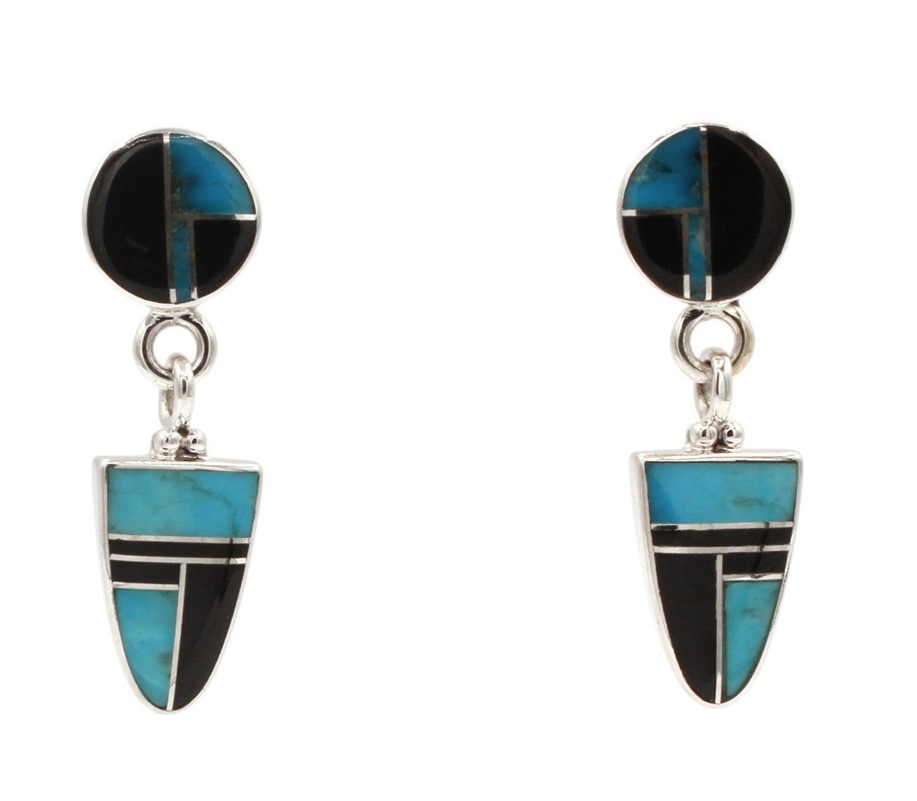 Inlay Drop Earrings-Jewelry-Ray Tracey-Sorrel Sky Gallery
