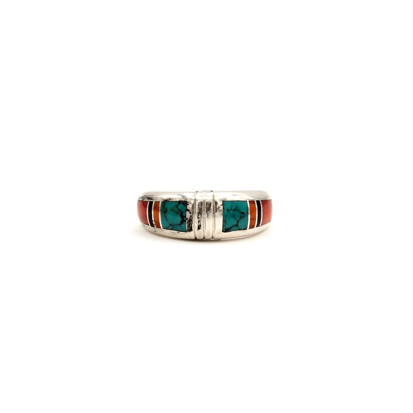 Inlay Narrow Band Ring-Jewelry-Ray Tracey-Sorrel Sky Gallery