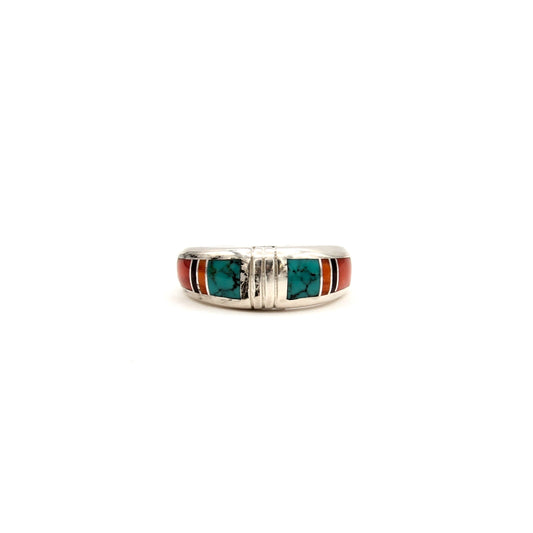 Inlay Narrow Band Ring-Jewelry-Ray Tracey-Sorrel Sky Gallery
