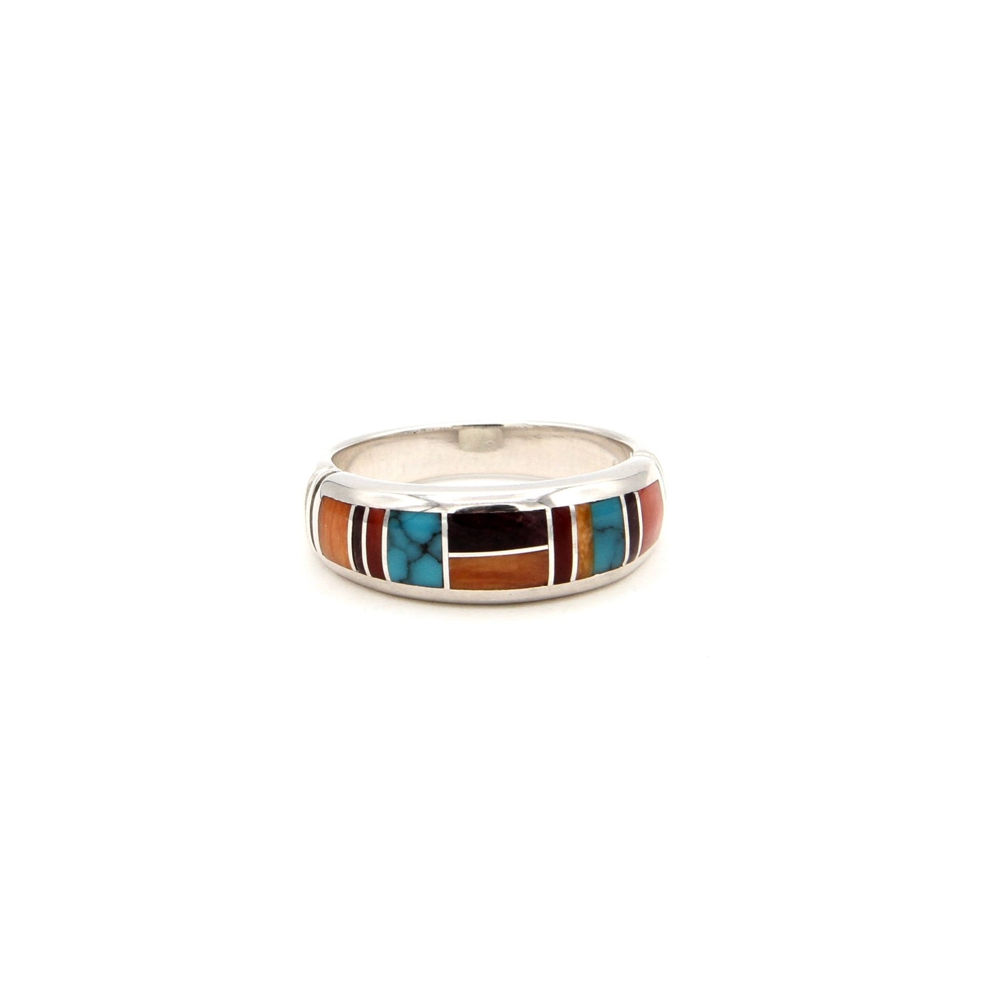 Inlay Narrow Band Ring-Jewelry-Ray Tracey-Sorrel Sky Gallery