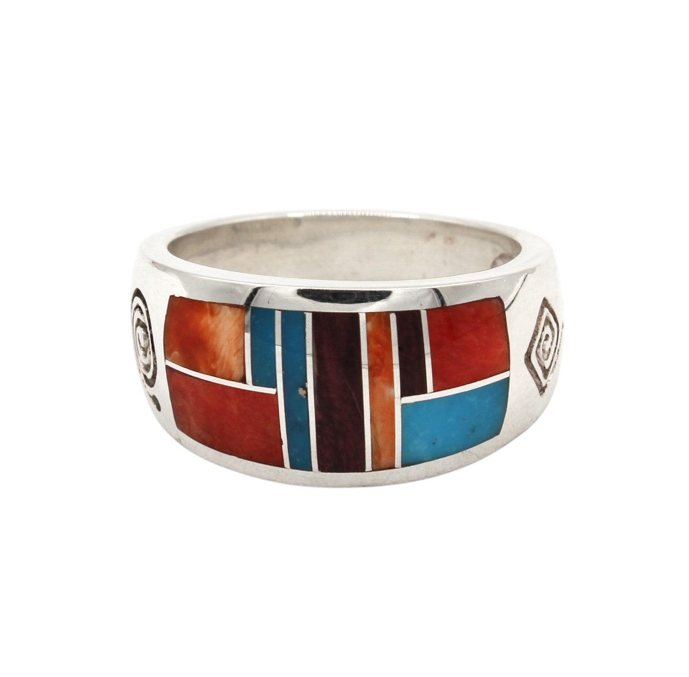 Medium Inlay Band Ring-Jewelry-Ray Tracey-Sorrel Sky Gallery