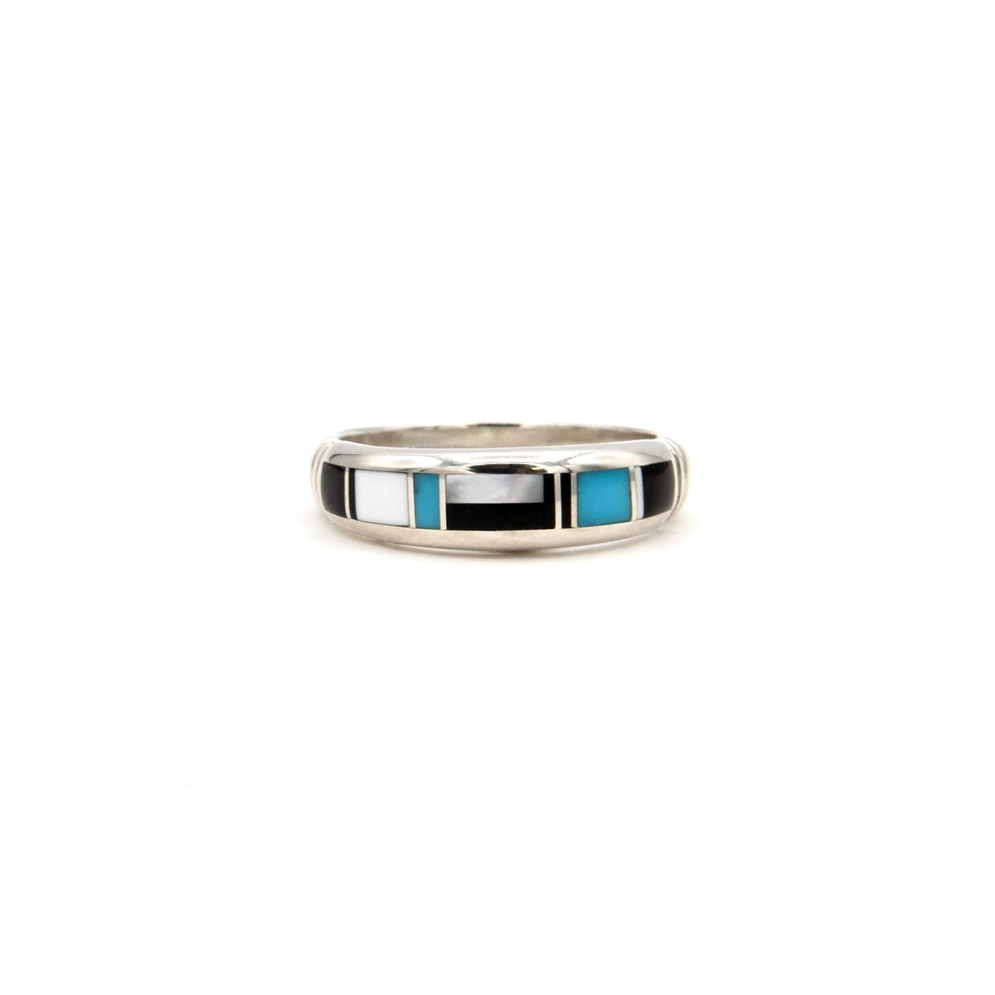 Narrow Inlay Band Ring-Jewelry-Ray Tracey-Sorrel Sky Gallery
