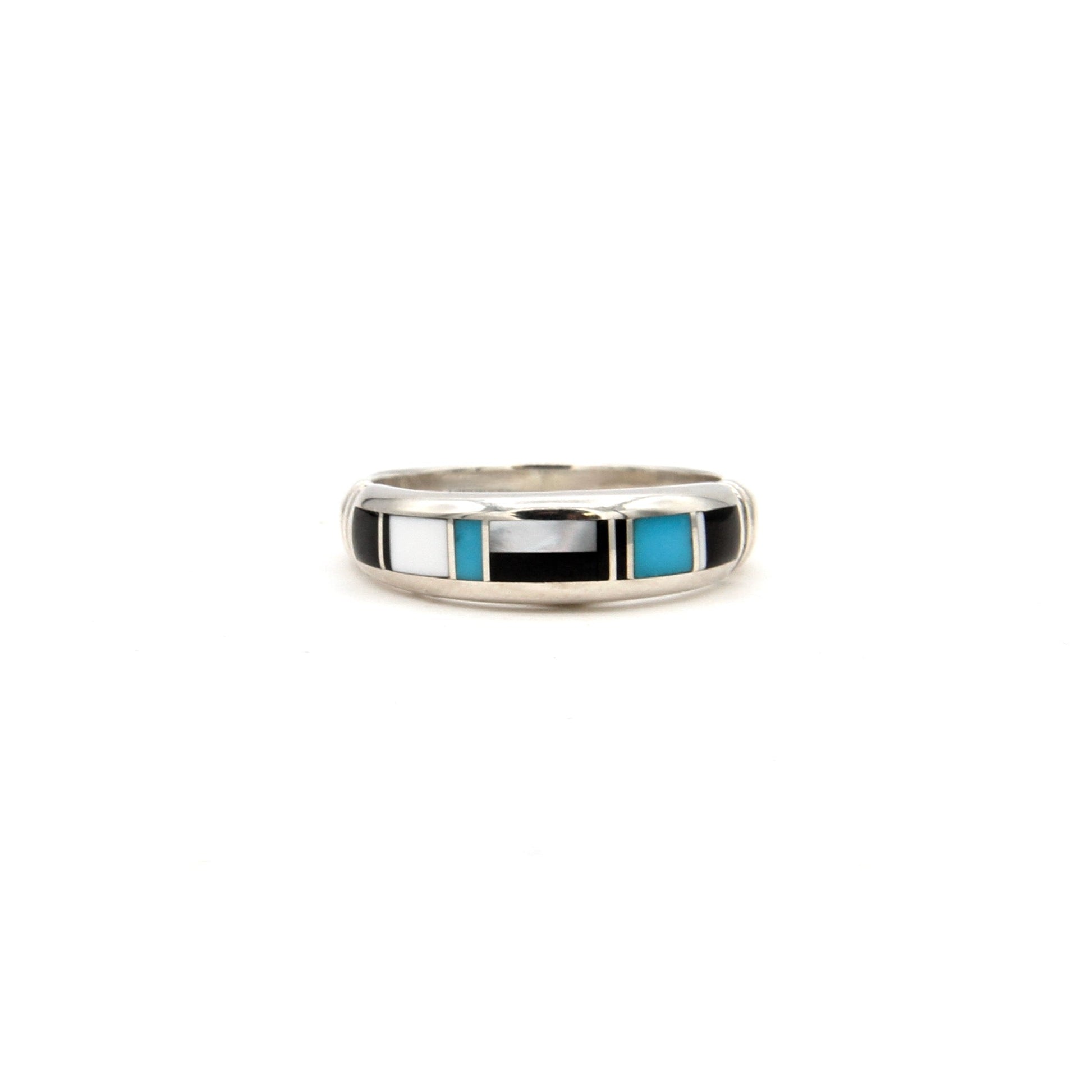 Narrow Inlay Band Ring-Jewelry-Ray Tracey-Sorrel Sky Gallery