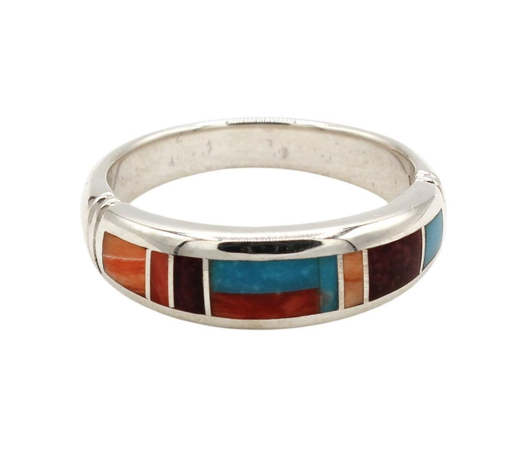 Narrow Inlay Band Ring-Jewelry-Ray Tracey-Sorrel Sky Gallery