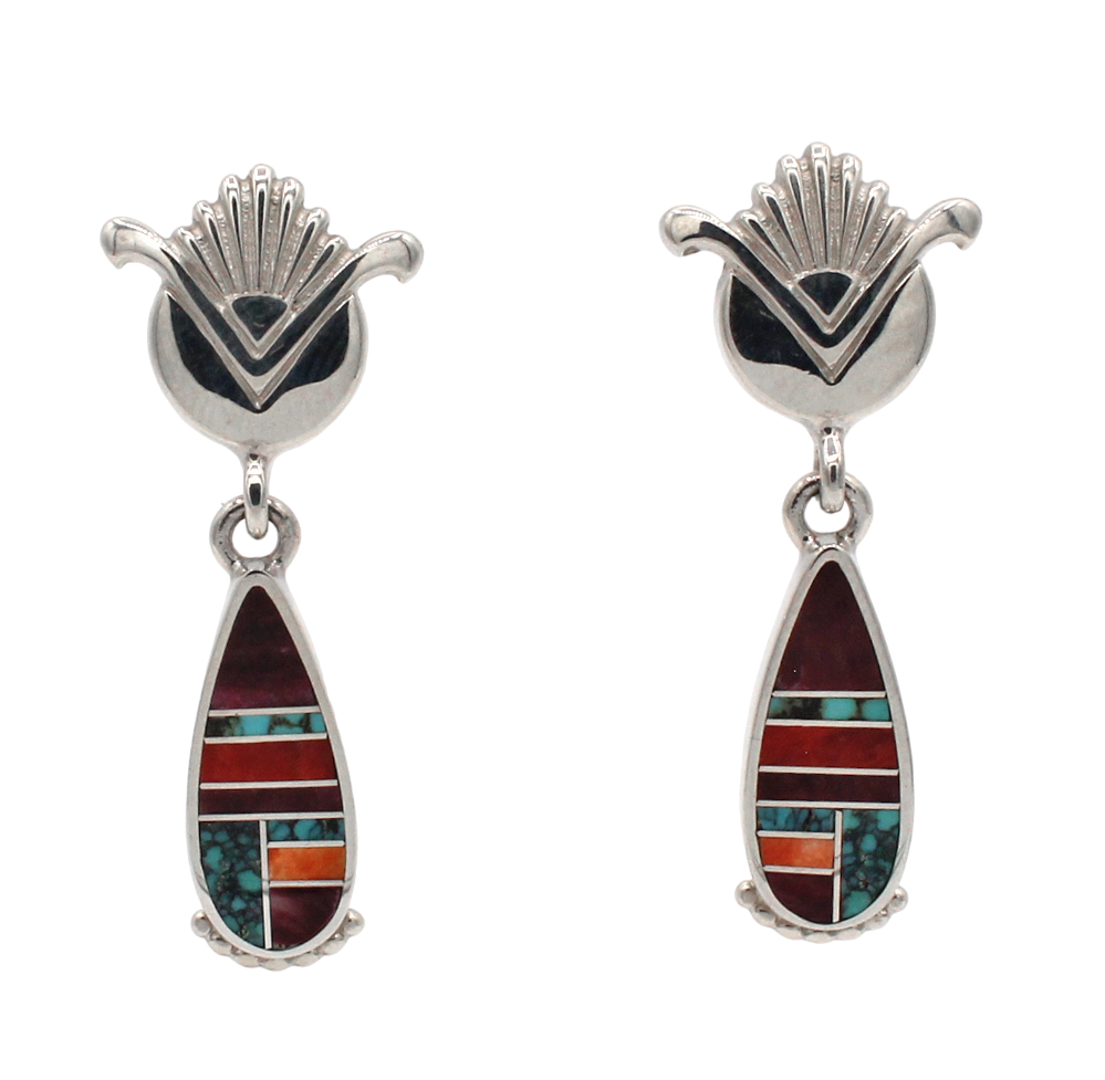 Sunburst Teardrop Earrings-Jewelry-Ray Tracey-Sorrel Sky Gallery