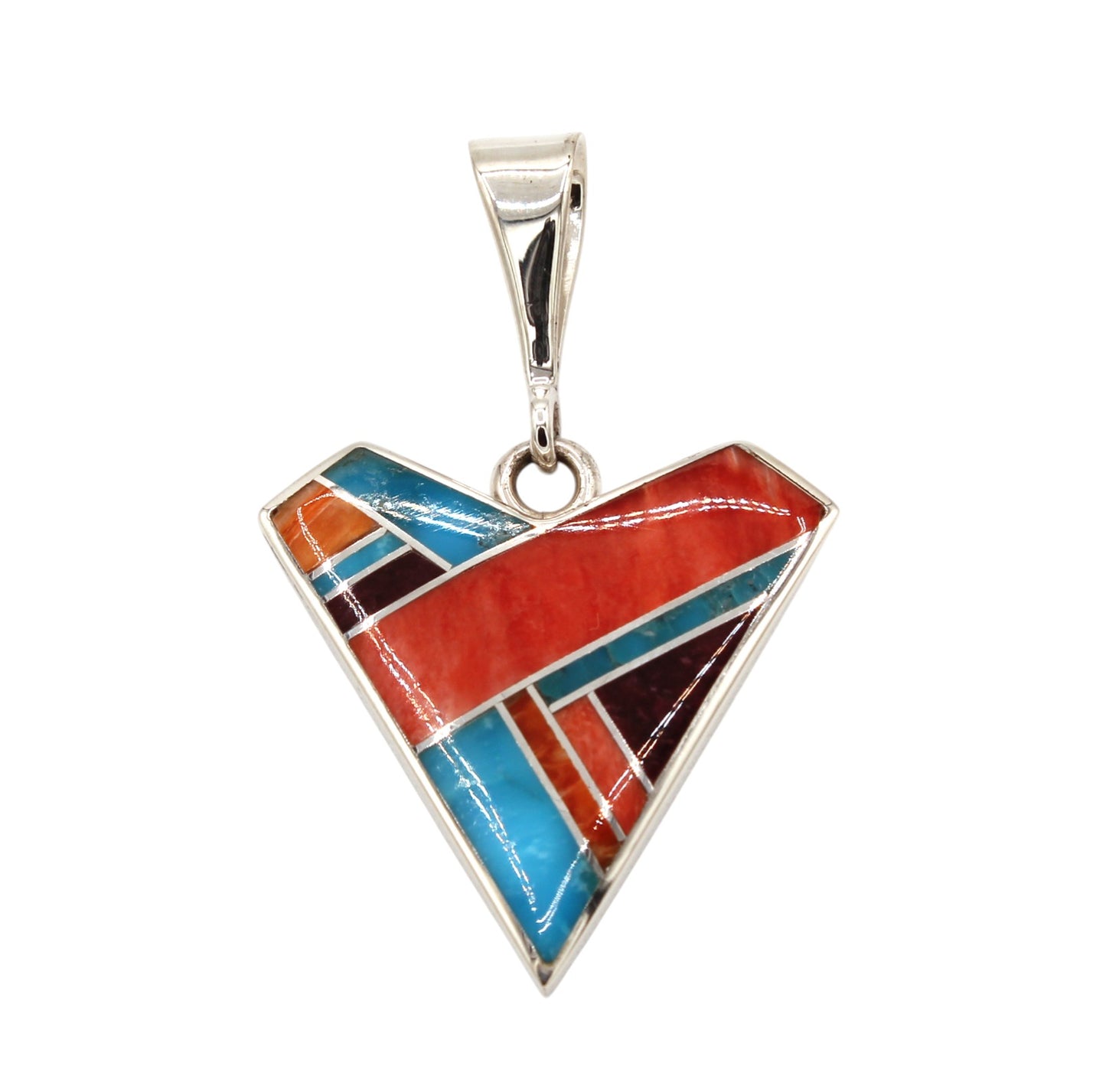 V Inlay Pendant-Jewelry-Ray Tracey-Sorrel Sky Gallery
