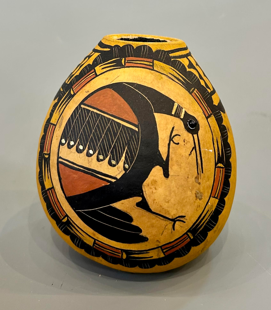 Crane Gourd Bowl-Gourd-Robert Rivera-Sorrel Sky Gallery