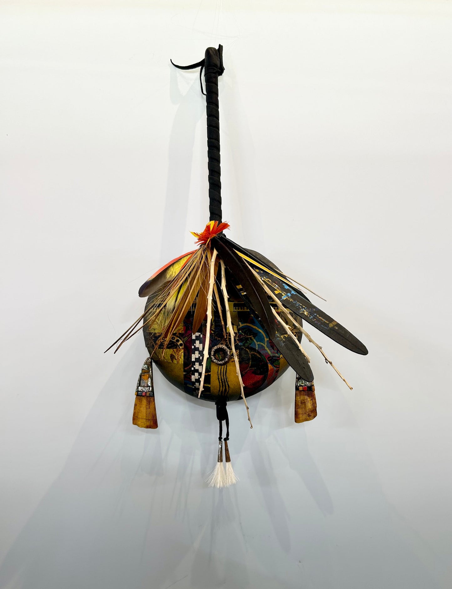 Yellow Spirit Rattle-Gourd-Robert Rivera-Sorrel Sky Gallery