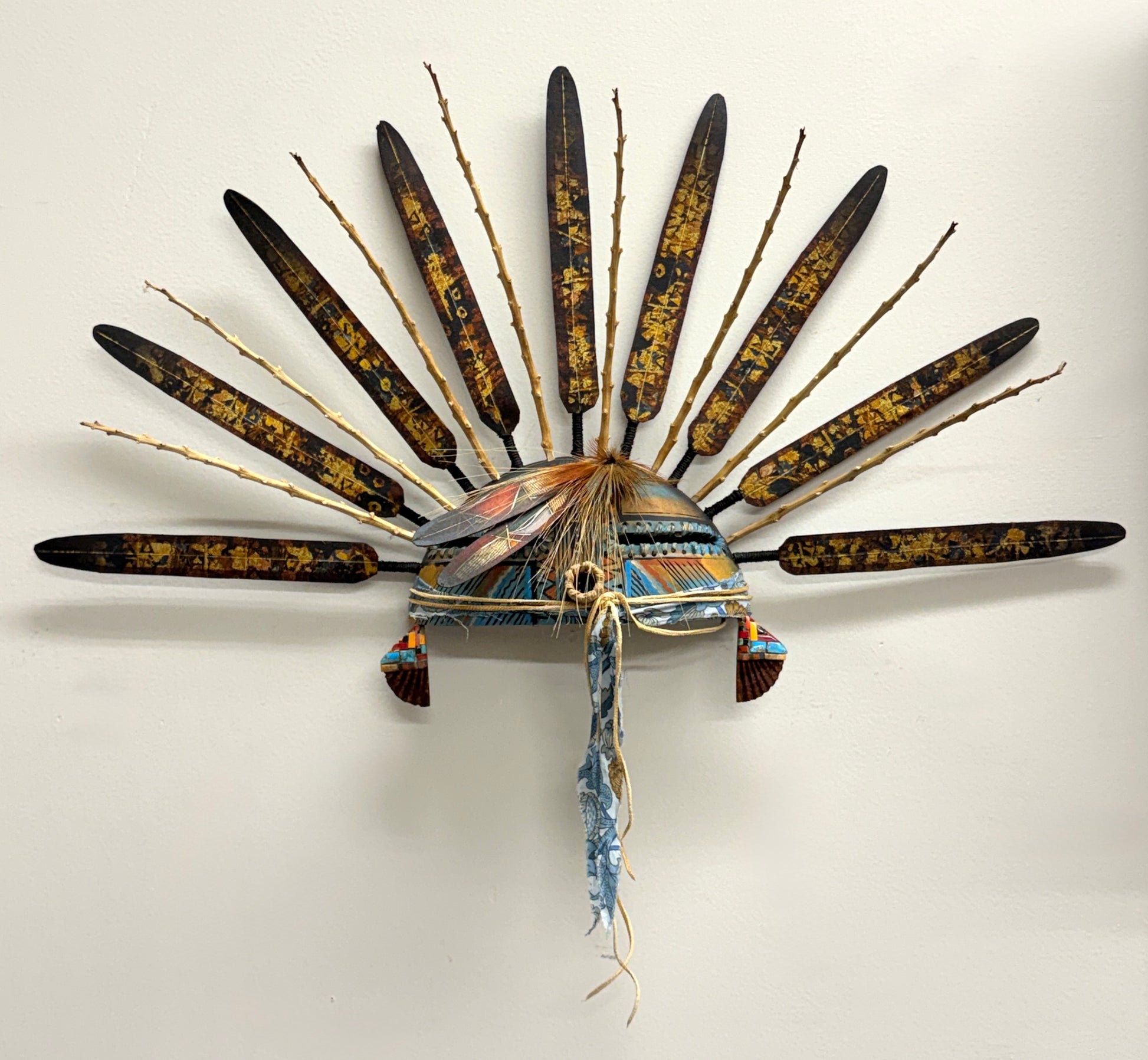 1/2 Kachina Mask-Sculpture-Robert Rivera-Sorrel Sky Gallery