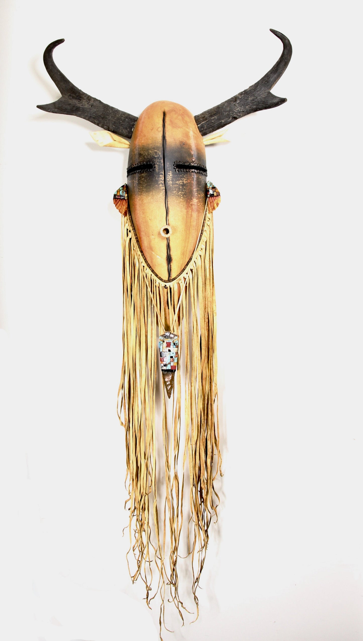 Antelope Mask-Sculpture-Robert Rivera-Sorrel Sky Gallery