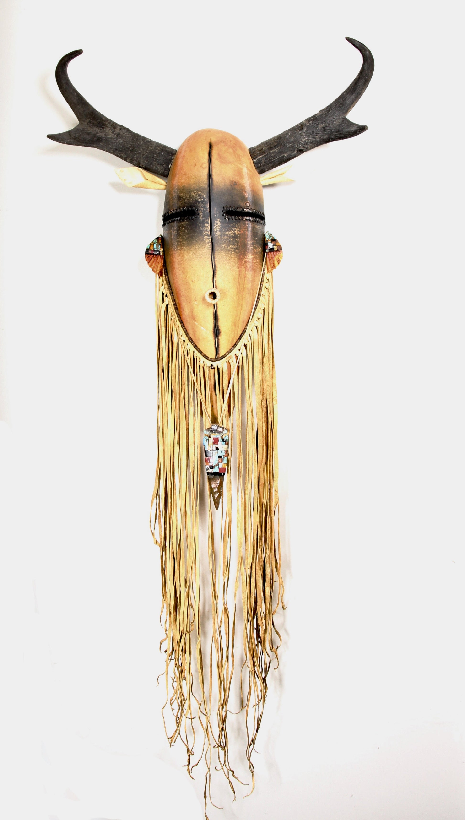 Antelope Mask-Sculpture-Robert Rivera-Sorrel Sky Gallery